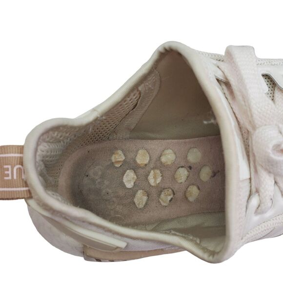 Adidas NMD R1 Boost Athletic Shoes Womens 8 Chaulk White Beige Lace Up Casual - Picture 5 of 10